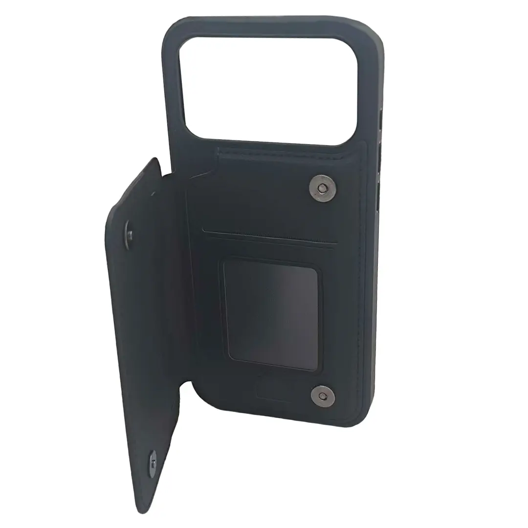 iPhone 17 Pro Max Modern Card Holder Case Black
